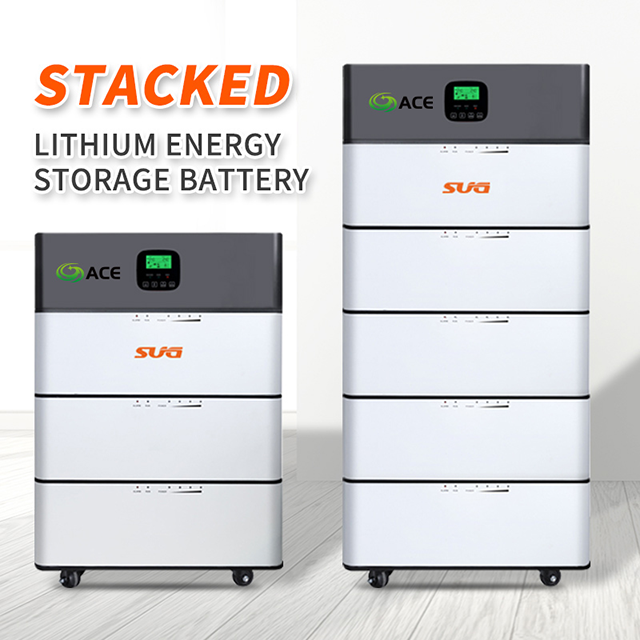 Syst&egrave;me de stockage d'&eacute;nergie hors r&eacute;seau modulaire de 5,12 &agrave; 76,8 kWh avec double sauvegarde MPPT et UPS