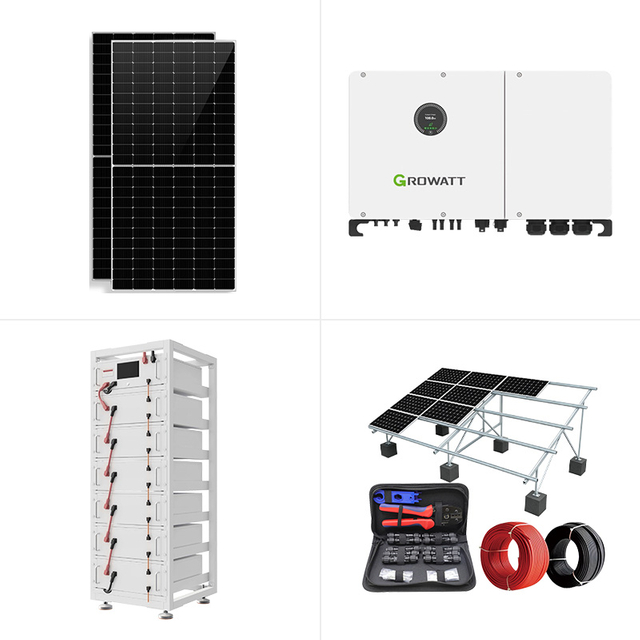 30kW hanggang 50kW Standalone Off Grid Solar Power Station Off Grid Solar Kit Na May Energy Storage Para sa Malayong Industrial Project