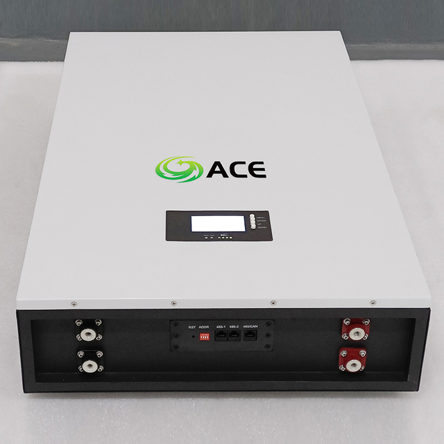 Indoor Wall Mount LFP Battery 51.2V 5.12kWh & 10.24kWh, Max 10 Units Parallel Connection, LiFePO4 Battery para sa Household Solar Backup Power