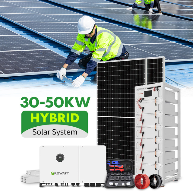 Smart 30KW 40KW 50KW Hybrid Inverter Solar System para sa Remote Area Communication Base Station Maaasahan sa Off Grid Power Plant